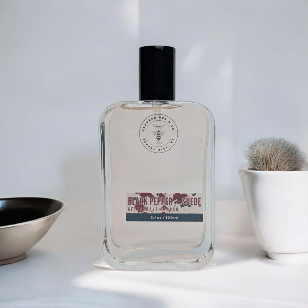 Black Pepper & Suede Aftershave Splash - 3.4oz