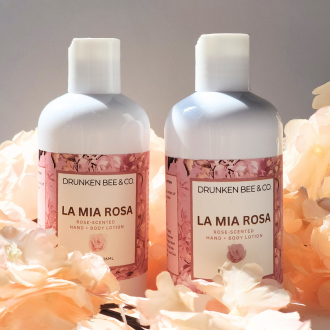 La Mia Rosa Fragranced Hand + Body Lotion - 8 fl oz