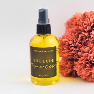 The Dude Fragranced Body + Massage Oil - 4oz