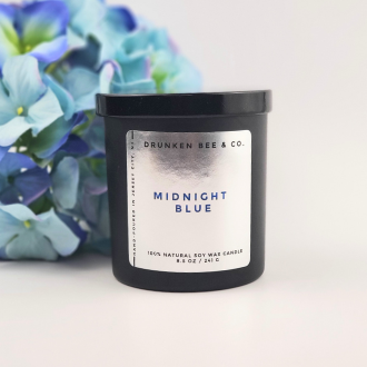 Midnight Blue Soy Wax Candle