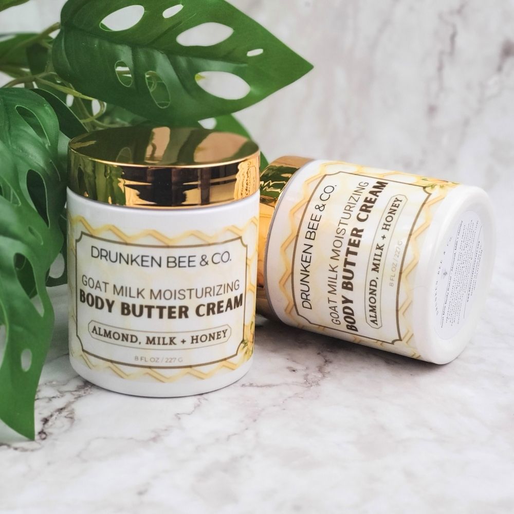 Almond Milk + Honey - Goat Milk Body Butter - 8 fl oz