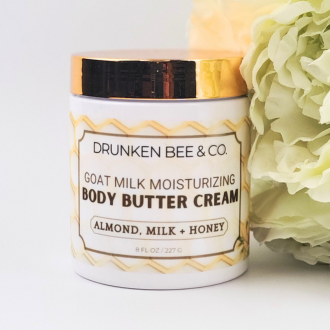 Almond Milk + Honey - Goat Milk Body Butter - 8 fl oz