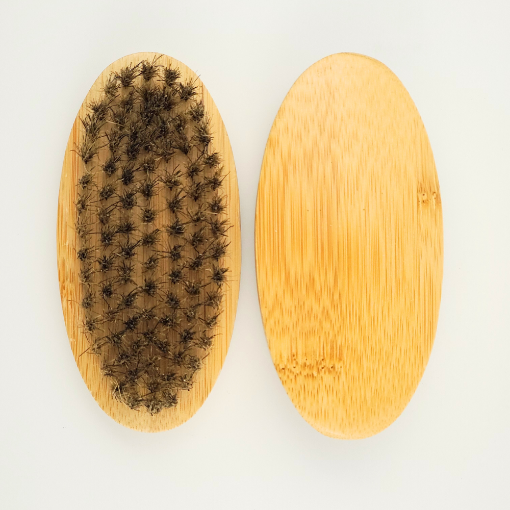 Oval Wooden Beard Brush