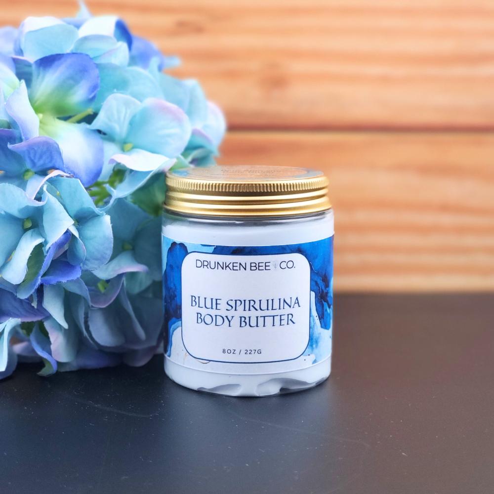 Blue Spirulina Body Butter - 8 fl oz