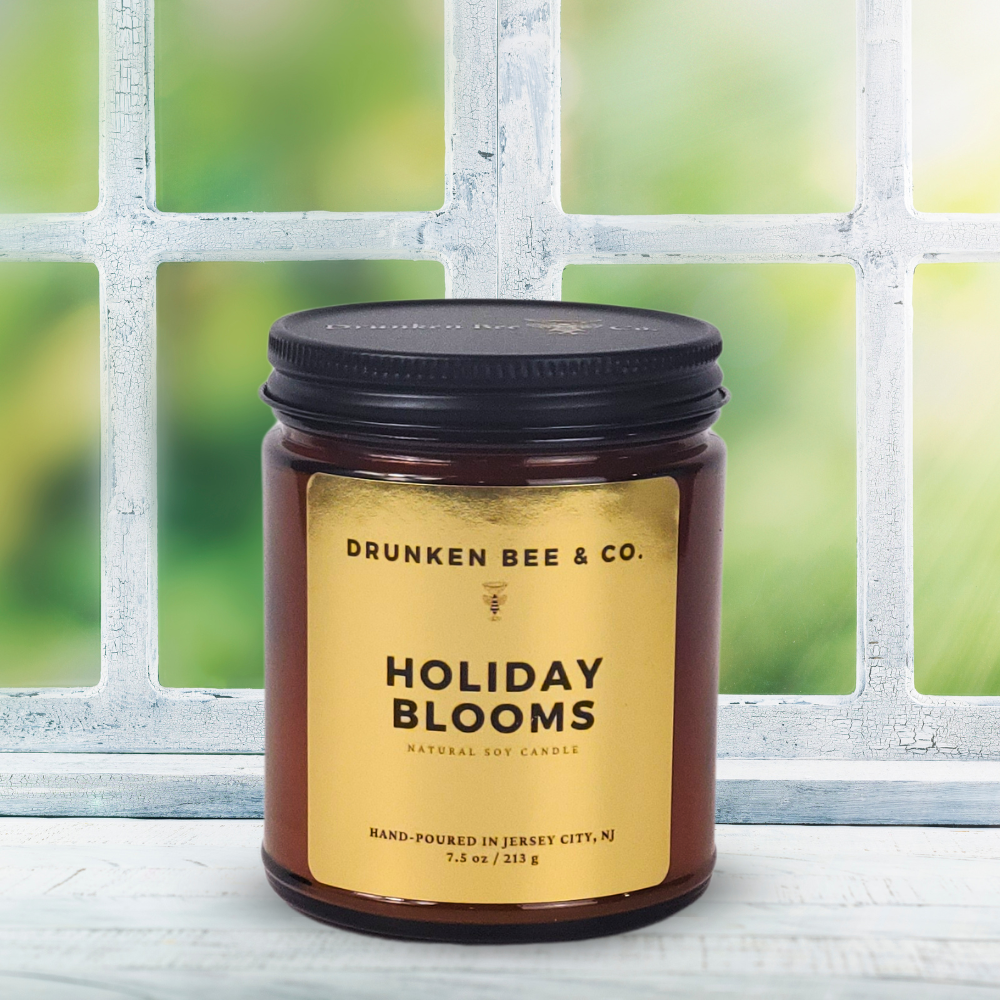 Holiday Blooms Soy Wax Candle