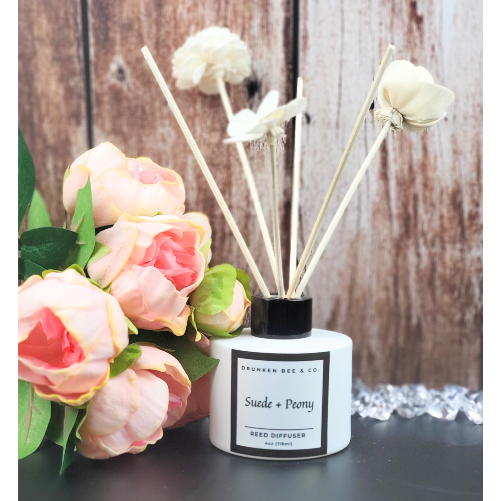 Suede + Peony Reed Diffuser - 4 fl. oz